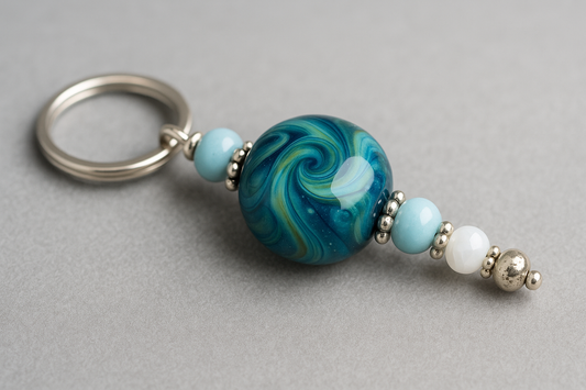 FOCAL BEADED KEYCHAIN